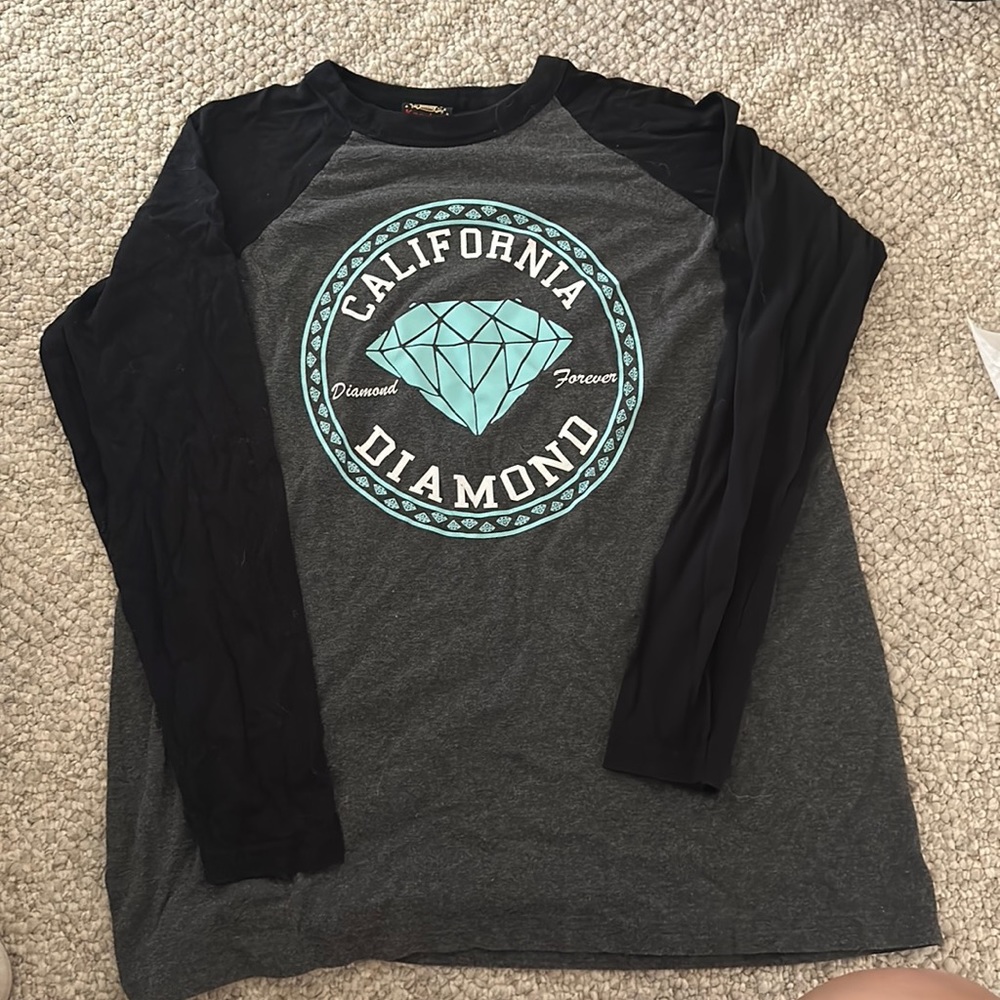 Diamond California baseball tee